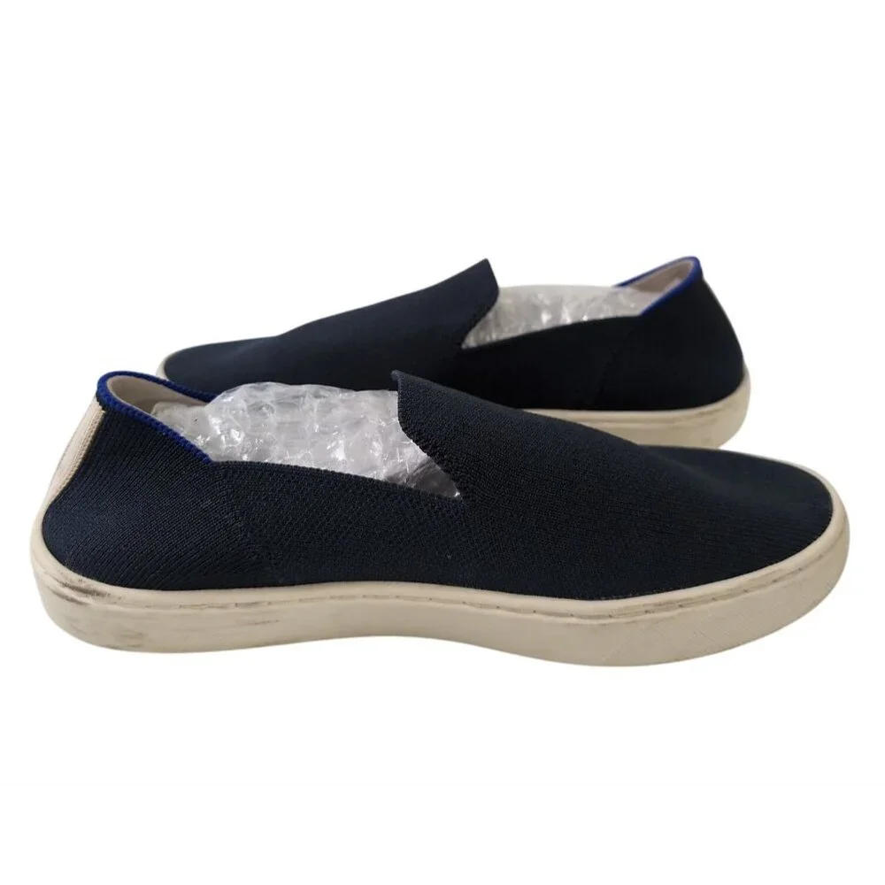 Rothys Original Slip On Sneaker Shoe Womens‎ 6 Blue Casual Everyday Travel